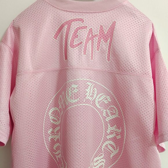 Chrome Hearts Pink Short Sleeve Jersey - Picture 6 of 7